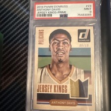 2014-15 Basketball Jersey Kings Anthony Davis #23 Game Worn /19 PSA 9 Pop 2