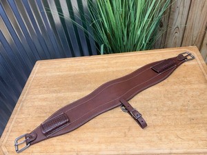 Heavy Duty Roper Back Cinch ~ TOP QUALITY Hermann Oak Leather ~SS Buckles