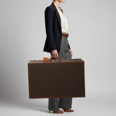 Louis Vuitton Alzer 80 Monogram Canvas Luggage Trunk | eBay