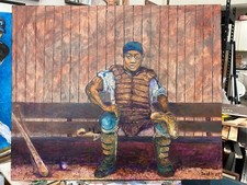Original Acrylic Painting - Josh Gibson