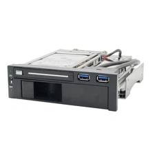 5.25" BayTray Less Mobile Rack for 3.5" & 2.5" Sata III HDDw/Extra 2 Port USB3.0