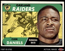 1968 Topps #90 Clem Daniels Raiders Prairie View 4 - VG/EX
