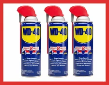 Multi Purpose Original WD-40 Formula Lubricant Spray 3-PACK w/. Smart Straw NEW
