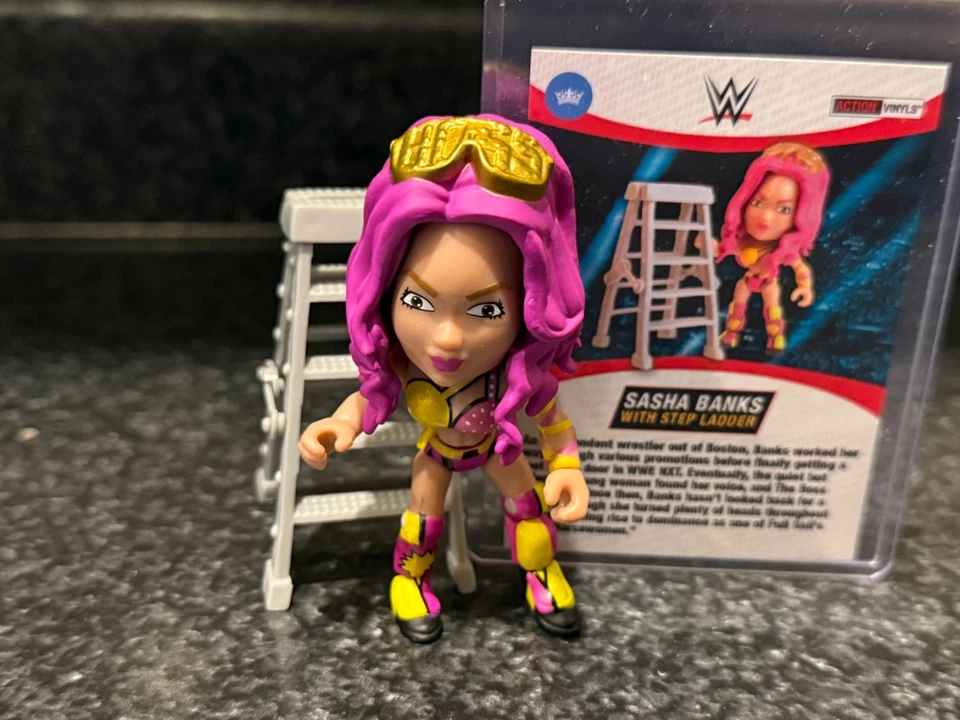 Figura Vinilo Loyal Subjects WWE Sasha Banks EE. UU. 1/48 CHASE NUEVO Sin Caja Foto 2 de 3