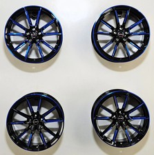 Audi BMW Mercedes VW 8,5x19 ET40 LX Sonderfarbe Schwarz Glanz Blau LX-8519 Mega