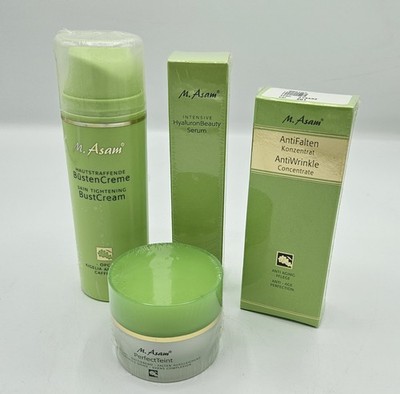 M. Asam Bust Cream~ Hyaluron Serum~ Antiwrinkle Concentrate~ PerfectTeint NEW