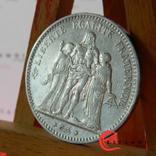 Francia, 1875, 5 franchi, A, moneta d'argento, Ercole, in ottime condizioni!