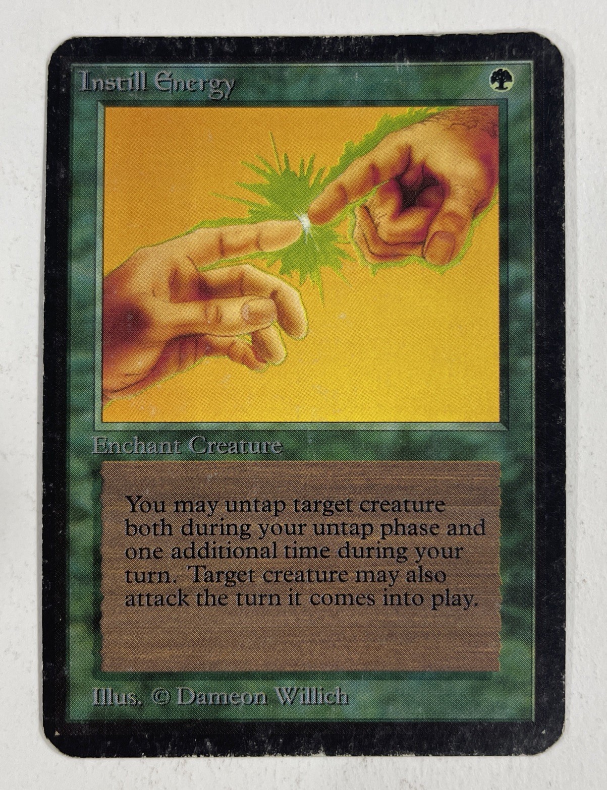 Instill Energy Alpha HP Heavy Play MTG Magic The Gathering
