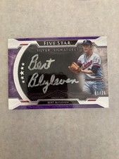 2018 Five Star #FFSS-BY Twins BERT BLYLEVEN Silver Signatures AUTO HOF #1/25
