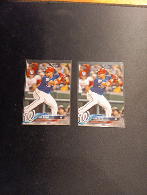 2-2018 Topps Update Juan Soto Us300 Rookie RC Mets