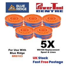 BLUE RIDGE BR8103 Grass Trimmer Strimmer Spool & Line Fast UK Postage x5