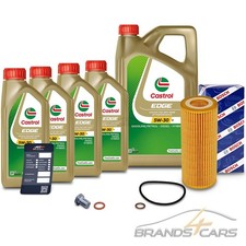 BOSCH ÖLFILTER+9L CASTROL EDGE 5W-30 M FÜR BMW X6 E71 E72 30d 35d