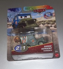 DISNEY PIXAR CARS COLOR CHANGERS RACE RESCUE SARGE SAVE 6 GMC