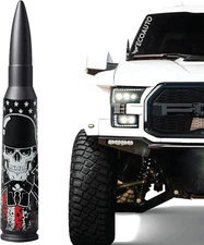 50 CAL BADASS BULLET ANTENNA® FOR FORD F150 F250 F350 RAPTOR BRONCO RAM TRUCKS