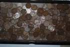 VF- EF  Lincoln Wheat Penny Cent 1939 D 5 ROLLs RL16