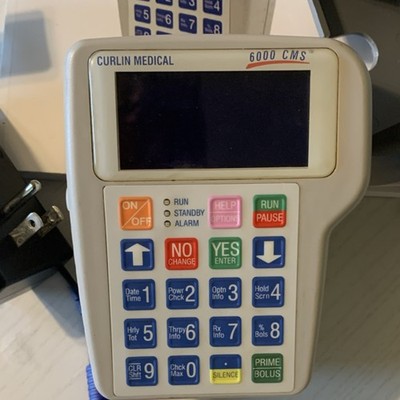 Moog Curlin Medical 6000 CMS Ambulatory Infusion Pump Portable Audible Alarm