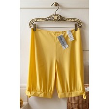 VINTAGE NEW 1960's Kayser Women's Yellow w/Bow Bloomers Panties Size S USA