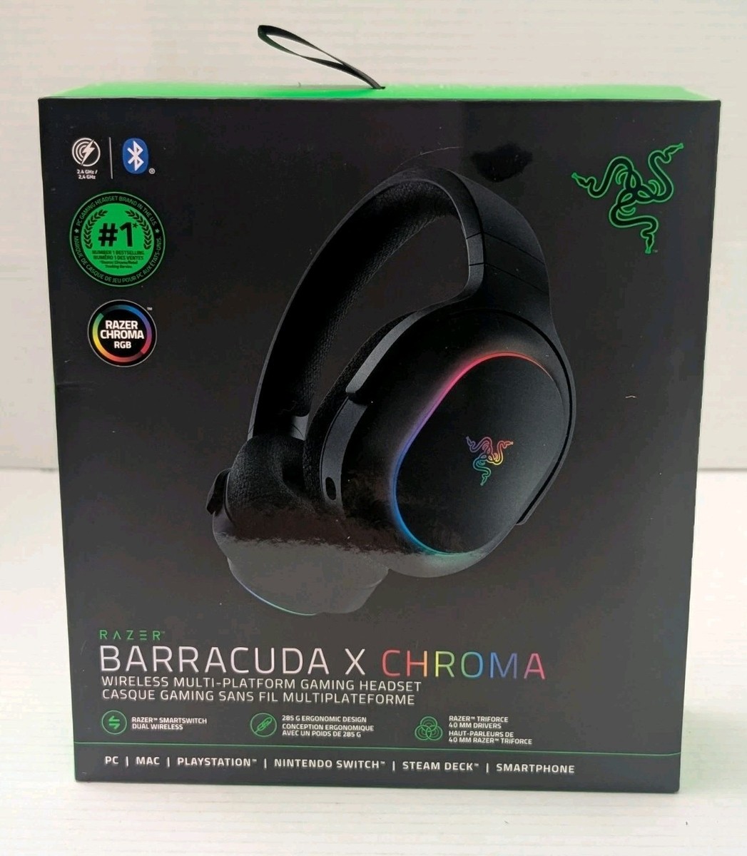 Razer Barracuda X Chroma RGB Wireless Gaming Headset RZ04 Multi