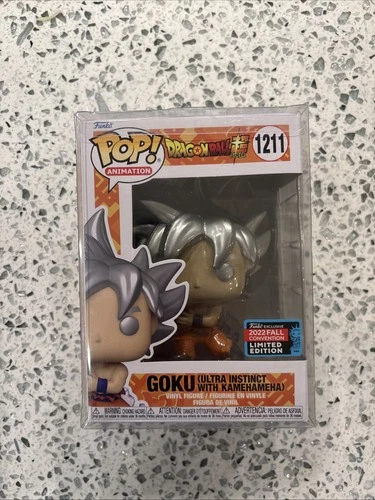 Funko Pop Dragon Ball Z NYCC 2022 Exclusive Goku 1211 Ultra Instinct Kamehameha