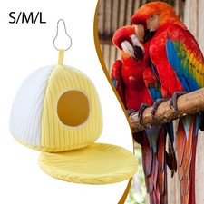 Warm Bird Nest House Wear Resistant Cozy with Mat for Winter Conure Lovebird