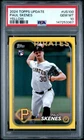 147253367 Paul Skenes 2024 Topps Update #US100 Yellow Rookie RC PSA 10