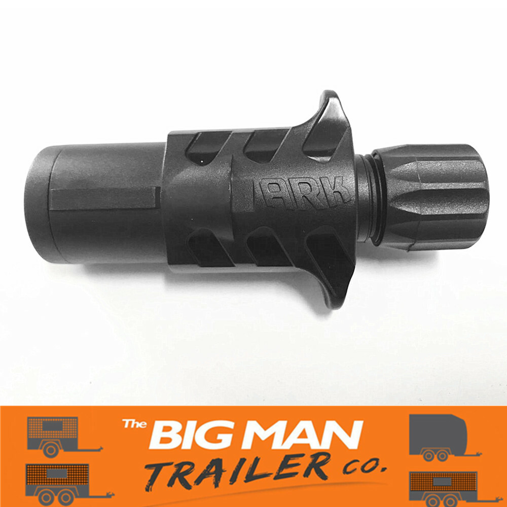 ARK TRAILER PLUG 7 PIN SMALL ROUND FEMALE METAL SLIM ADAPTER CONNECTOR