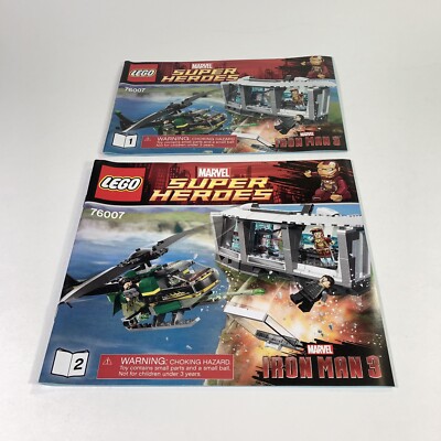 Instruction Lego Malibu Mansion LEGO INSTRUCTIONS 76007 Iron Man