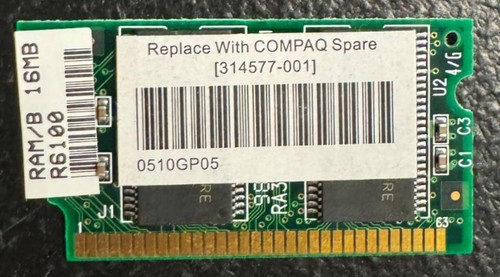 Compaq 314517-B21 OPT, Memory 16MB RAM 314577-001 - Picture 3 of 3