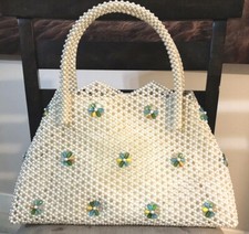 White Pearl Handbag/Tote Bag/Evening Bag/