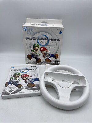 Mario Kart Wii Nintendo Lenkrad Anleitung OVP Inkl. Spiel Sehr Gut