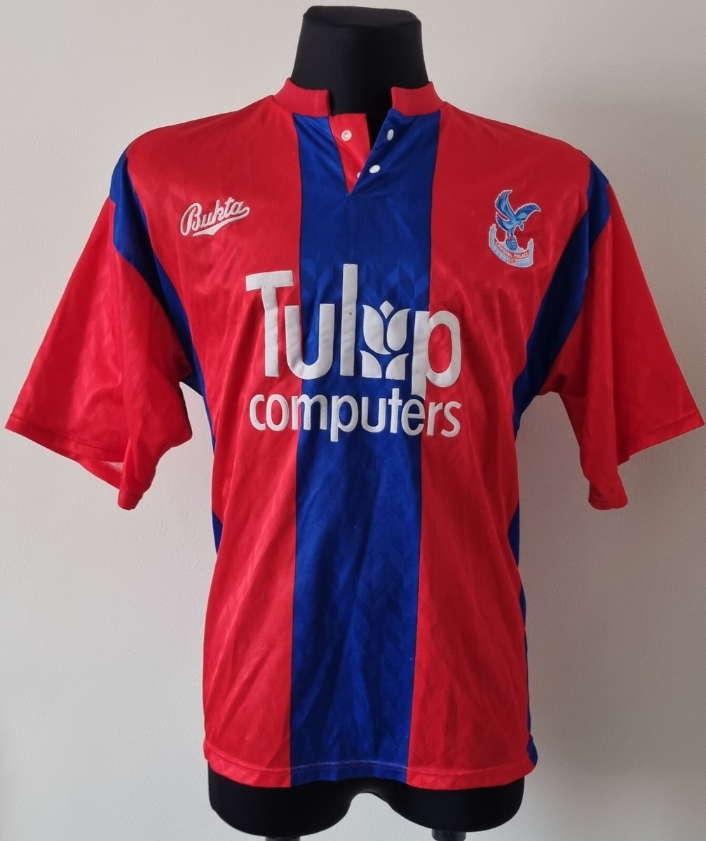 Crystal Palace 1991 - 1992 Home football Bukta shirt size 42/44 | eBay