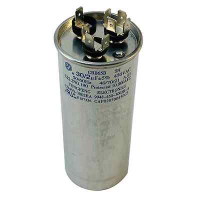 Goodman CAP020300450CS 2/30MFD 450V Dual Capacitor