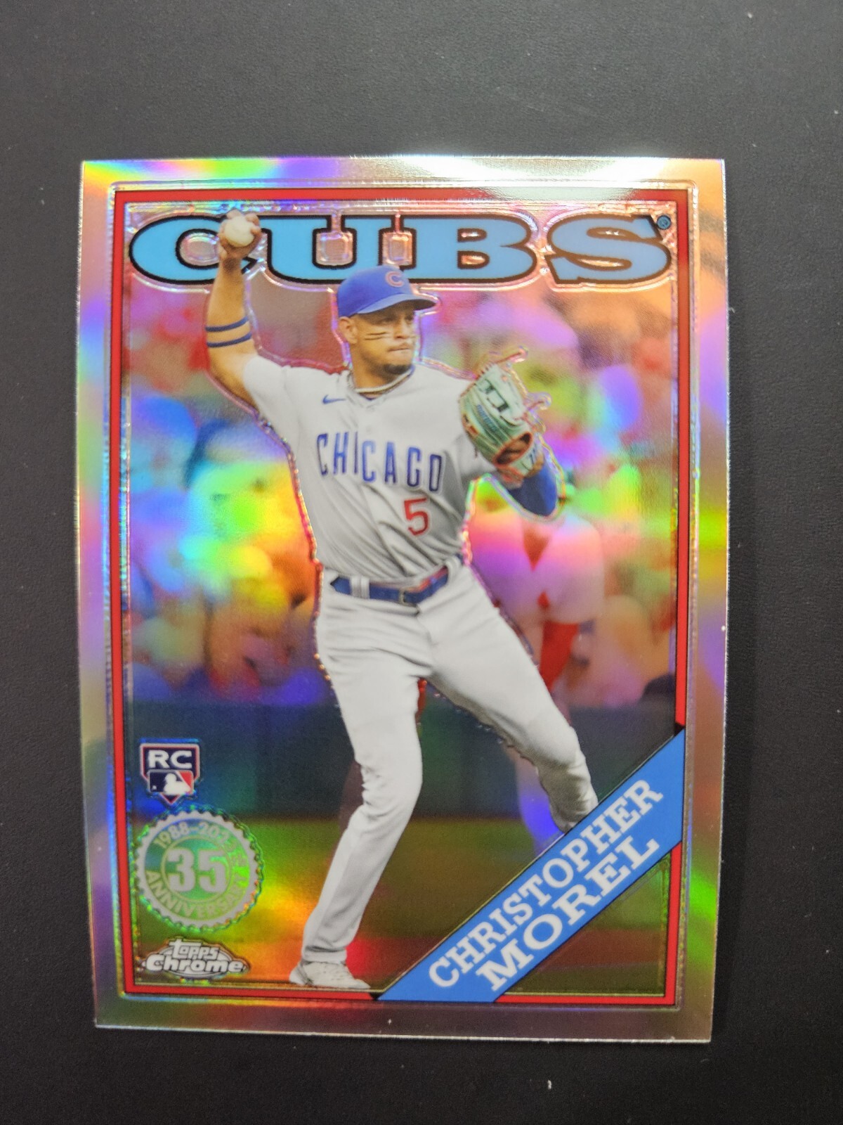 2023 Topps Chrome Christopher Morel #88BC-20 1988 Topps INSERT Refractor Cubs