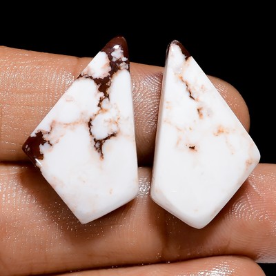 26.5 Ct. Cts Natural Wild Horse Magnesite Jasper Cabochon Making 25X15X4 mm