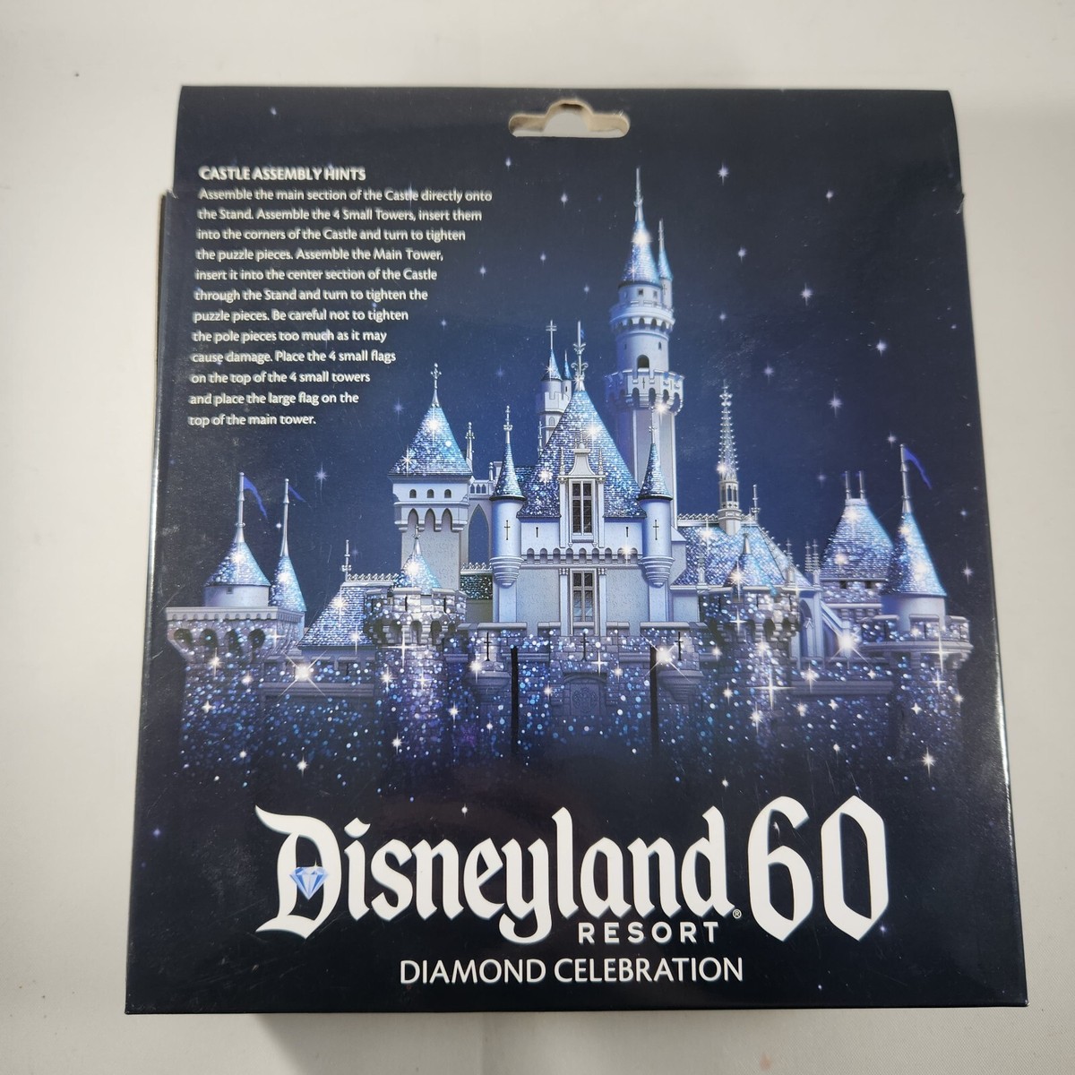Disneyland 60th Diamond Celebration 3D Crystal Puzzle Castle New