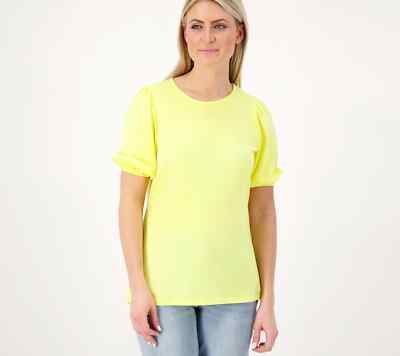 Girl With Curves Womens Scoop Neck Knit Top  A575269 NWT QVC