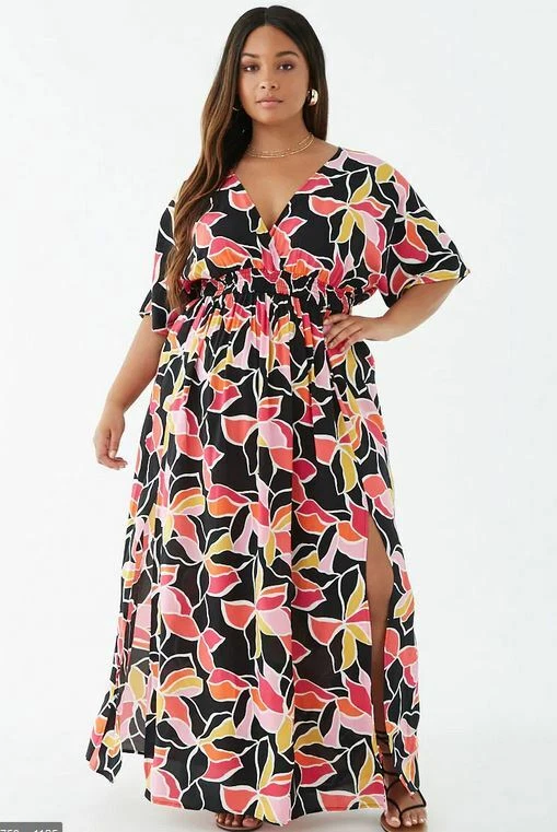 forever 21 beaded maxi dress Adrianna Papell Beaded V-Neck 3/4 Sleeve A-Line Gown - Air sky main image 0