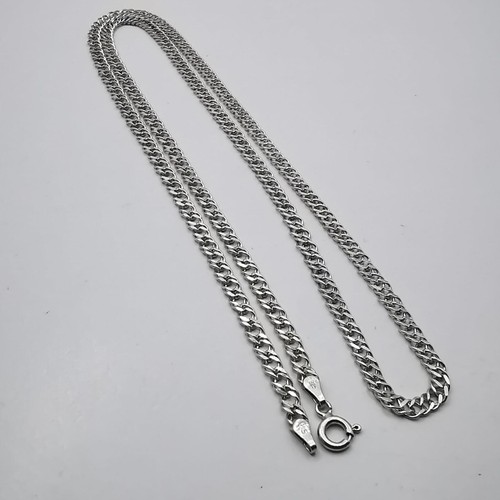 Chaîne Vintage En Argent Sterling 925 - 6,60g - Bijou Ancien Sans Marque - Occasion