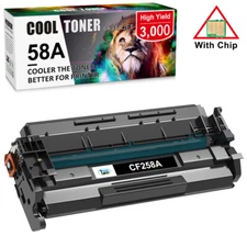 1PK CF258A 58A Toner With Chip for HP LaserJet Pro M404 M404n M428dw MFP M428fdw
