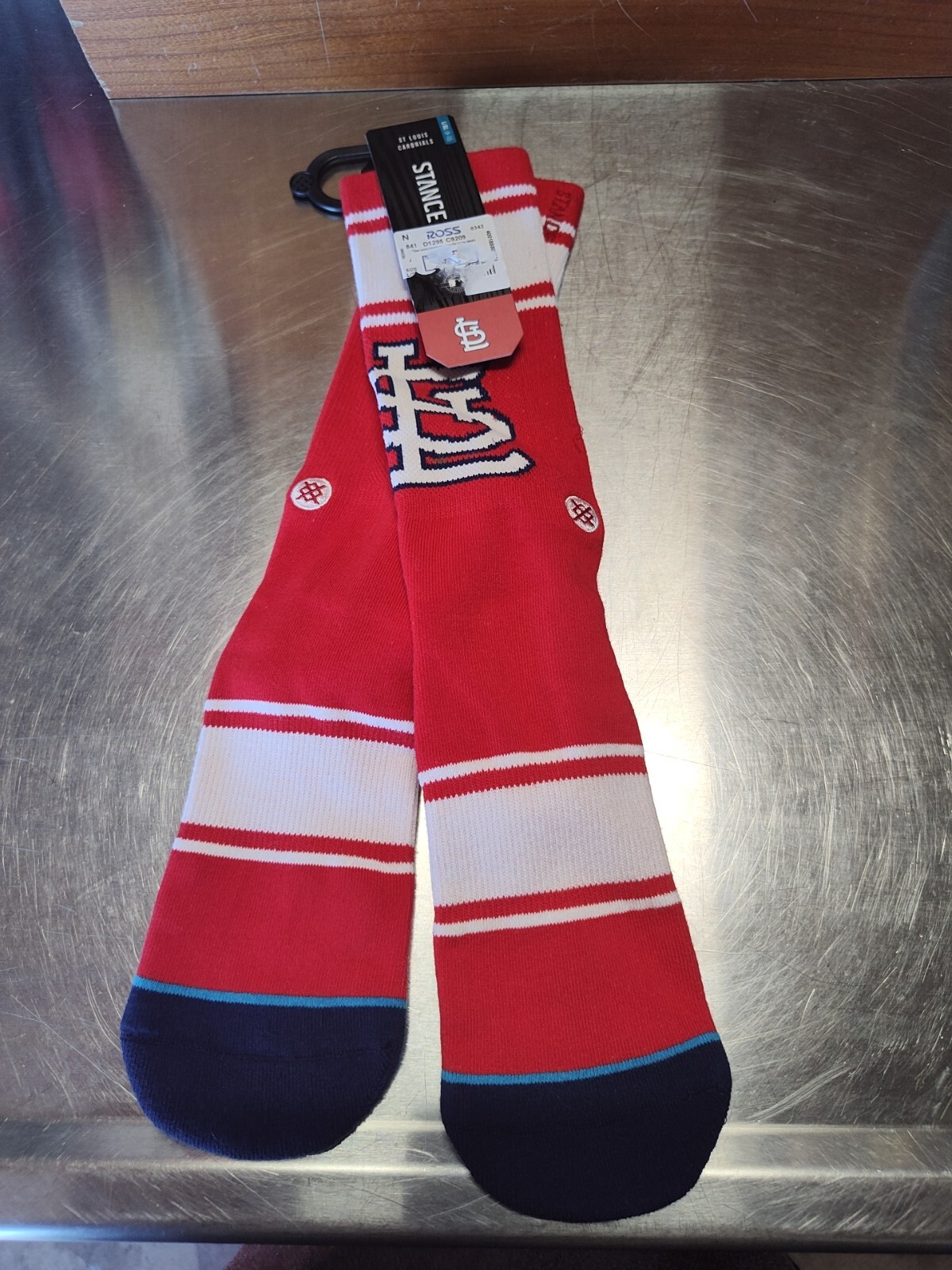 Stance Crew Socks St Louis Cardinals Men’s Size Large/ Xtra Large (9-13) NWT!!-image
