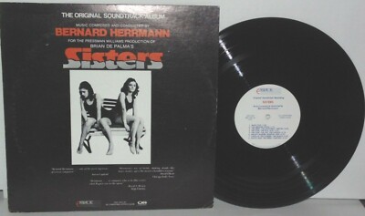SISTERS OST Soundtrack LP VG+ 1975 Entracte Bernard Herrmann ERQ7001 Plays Well 