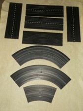 Aurora Slot Track Model Motoring 1 X-Cross 4 Straight 3 Curves 1519,1514,1517