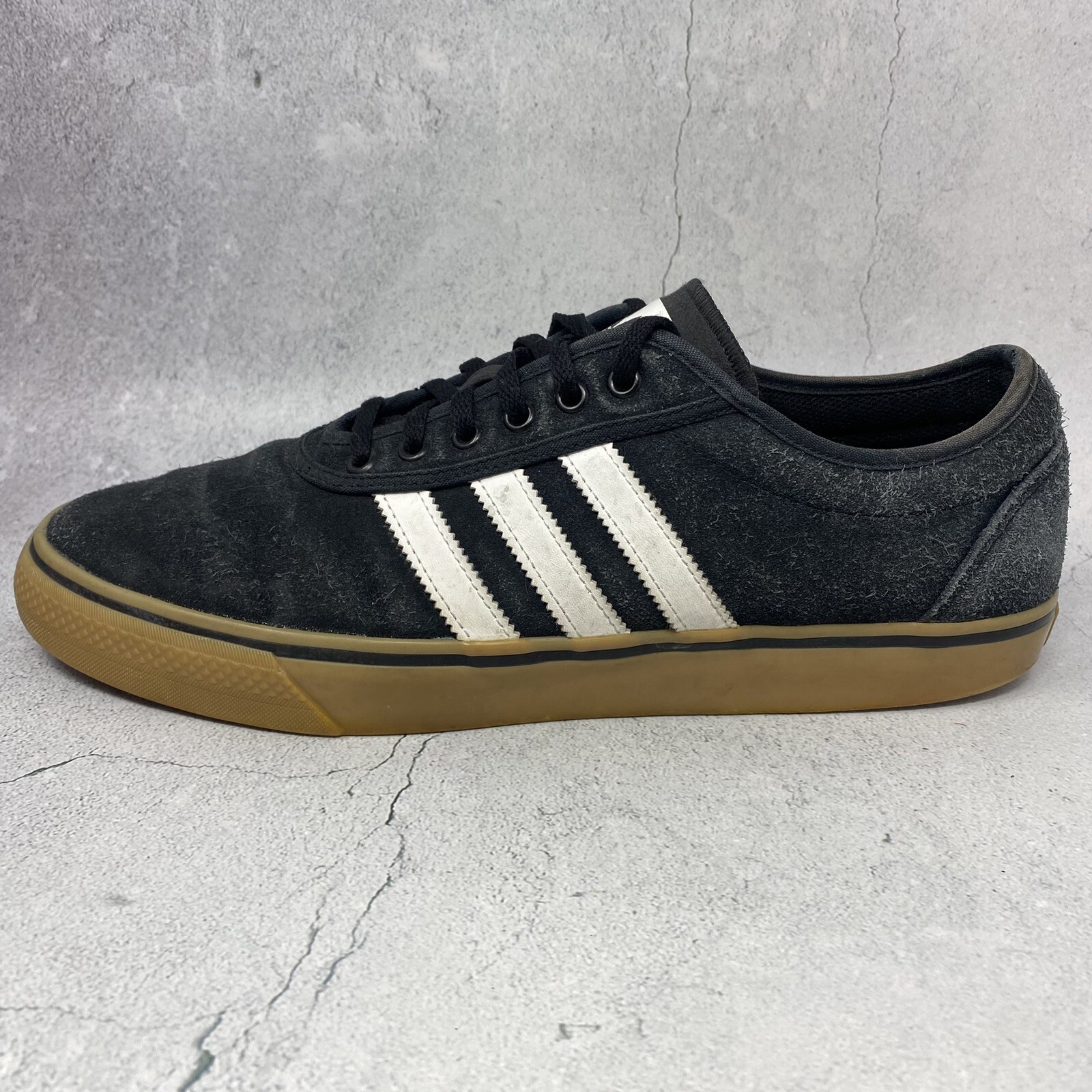 adidas EE6107 Black Adi-Ease Lace Up Mens Skate Sneakers Shoes Casual Sz 12.5 M thumbnail 2