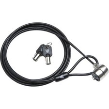 V7 Laptop Security Lock - Keyed Lock - Galvanized Steel - 5ft SLK500-8N
