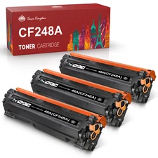 3PK CF248A Toner Cartridge With Chip For HP 48A Laserjet Pro M15W M29W M28W M16W