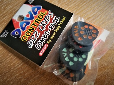 DAVA Control Guitar PICKS jazz grip combo pack 6 PICKS 