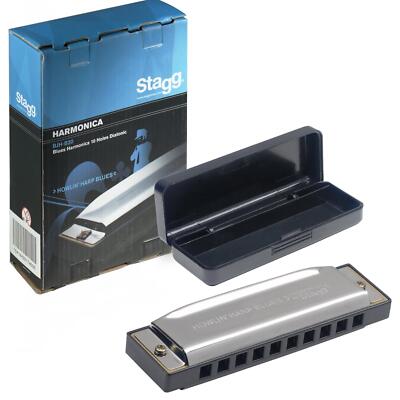Stagg BJH-B20 Bb Howlin Harp Blues Mundharmonika in Bb