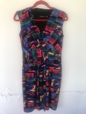 Ellen Tracy Multicolor Ladies Lined Dress Size 4 NWOT