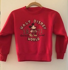 Boys Disney Sweatshirt Size S Red