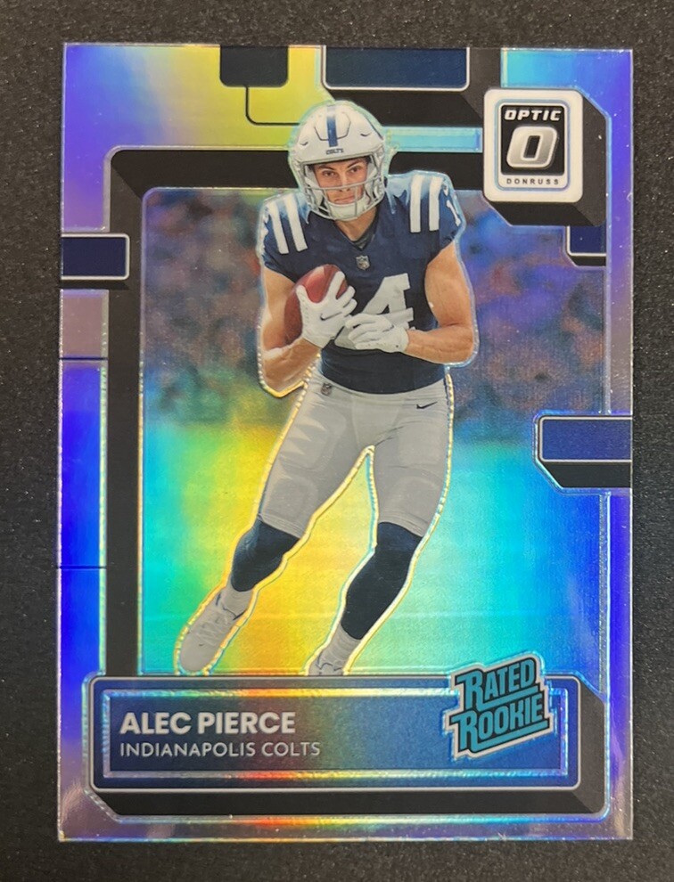 Alec Pierce 2022 Donruss Optic Rated Rookie #221 Holo Silver Parallel